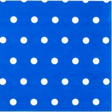 Салфетка Горошек синяя 33см 12штG