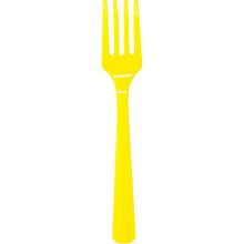 Вилка пласт Yellow Sunshine 20шт/A