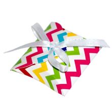 Бонбоньерка с лентой Горошек 12шт/G