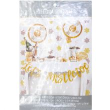 Декор сладк стола Золотое Рождество 23шт