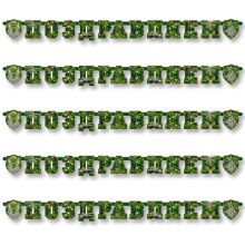 Гирл-буквы ПОЗДРАВЛЯЕМ Камуфляж 200см/М