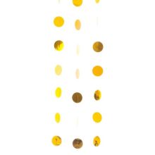 Гирлянда Круги Yellow S блеск 2,1м 6шт/A