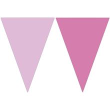 Гирлянда-вымпел розовая/фуксия 2,3м/Р