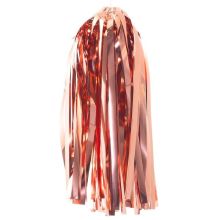 Гирлянда Тассел фольг розов зол 3м10лист