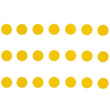 Гирлянда н/нитке Круги жёлтые 2,2м