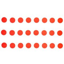 Гирлянда н/нитке Круги красные 2,2м