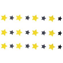 Гирлянда н/нитке Звёзды Black&Gold 2,2м