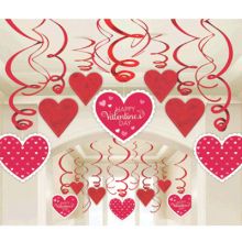 Спираль Валентинов день 46-60см 30шт/A