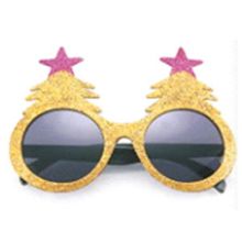 Очки Елочки золотые/G