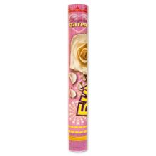 Хлопушка Бумфети 40см Лепестки роз Белые