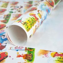 Бумага упак Детск С Девочкой 67х99см