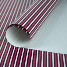 Бумага упак Линии красн-черн-бел 67х99см