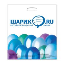 Пакет п/э с вырубн ручк "Веселая затея"