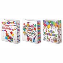 Пакет бум С ДР Шары Конфетти 26х32см