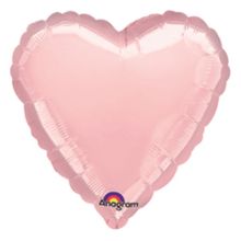 А Б/РИС СЕРДЦЕ 18" Пастель Pink