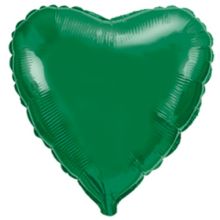 Ф Б/РИС 18" СЕРДЦЕ Металлик Green(FM)