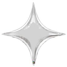 П Б/РИС 20" ЗВЕЗДА 4х-конечная Silver