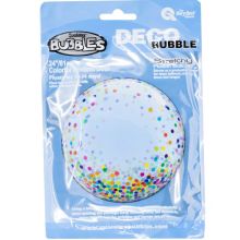 П BUBBLE DECO 24" Конфетти разноцветное