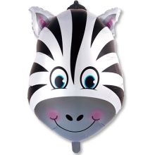  Зебра голова большая