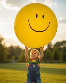 Большой шар смайл