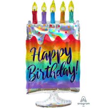  Торт радуга переливы