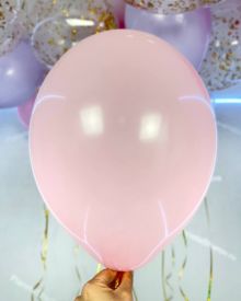 Розовые воздушные шары с гелием