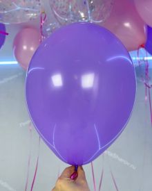 Сиреневые воздушные шары