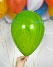 Карамельные зеленые шары