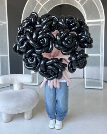 Розы из шаров