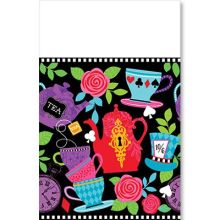 Скатерть п/э Безумное Чаепитие 1,4х2,6мA