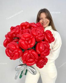 Розы из шаров