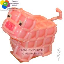 Свинка из майнкрафта из шариков