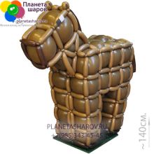 Лошадь из шаров Minecraft