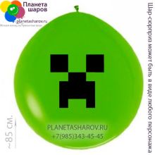 Воздушный шар-сюрприз крипер