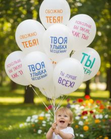 Облако шаров Ты супер