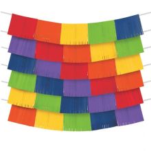Гирлянда-бахрома радуга 150х25см 9шт/А