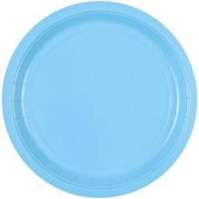 Тарелка Пастель голубая 23см 6шт/G