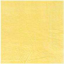 Салфетка Пастель желтая 33см 12шт/G