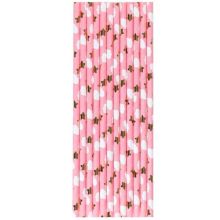 Трубочка д/кокт ДетскиеГрезы розов 12штG