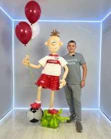 Фигура из шаров футболист Спартака