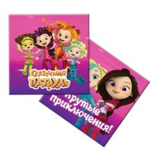 Салфетки Сказочный патруль роз 33см 12шт