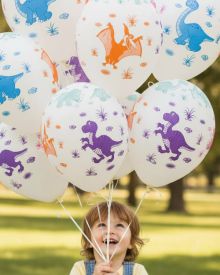 Воздушные шары с динозаврами