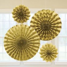 Фант Gold Горошек-Шеврон блеск 4шт/A