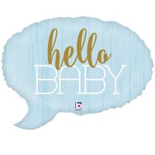 HELLO BABY Спич бабл голубая HELLO BABY Спич бабл голубая