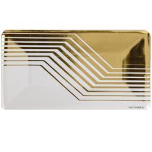 Тарелка фигурная Иллюзия 24х13см 6шт/G