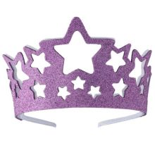 Ободок Корона Звезды лаванда блеск