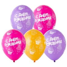 Шелкография пастель 14" С ДР Кексы