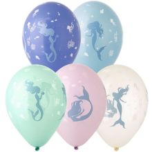 Шелкография 14" паст Русалочка 2цв /Ит