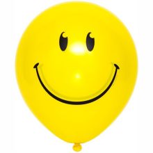 Шар 10" с рисунком Улыбка/Е