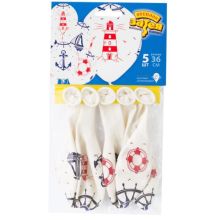 Набор шаров Шелкогр Морская 36см 5шт